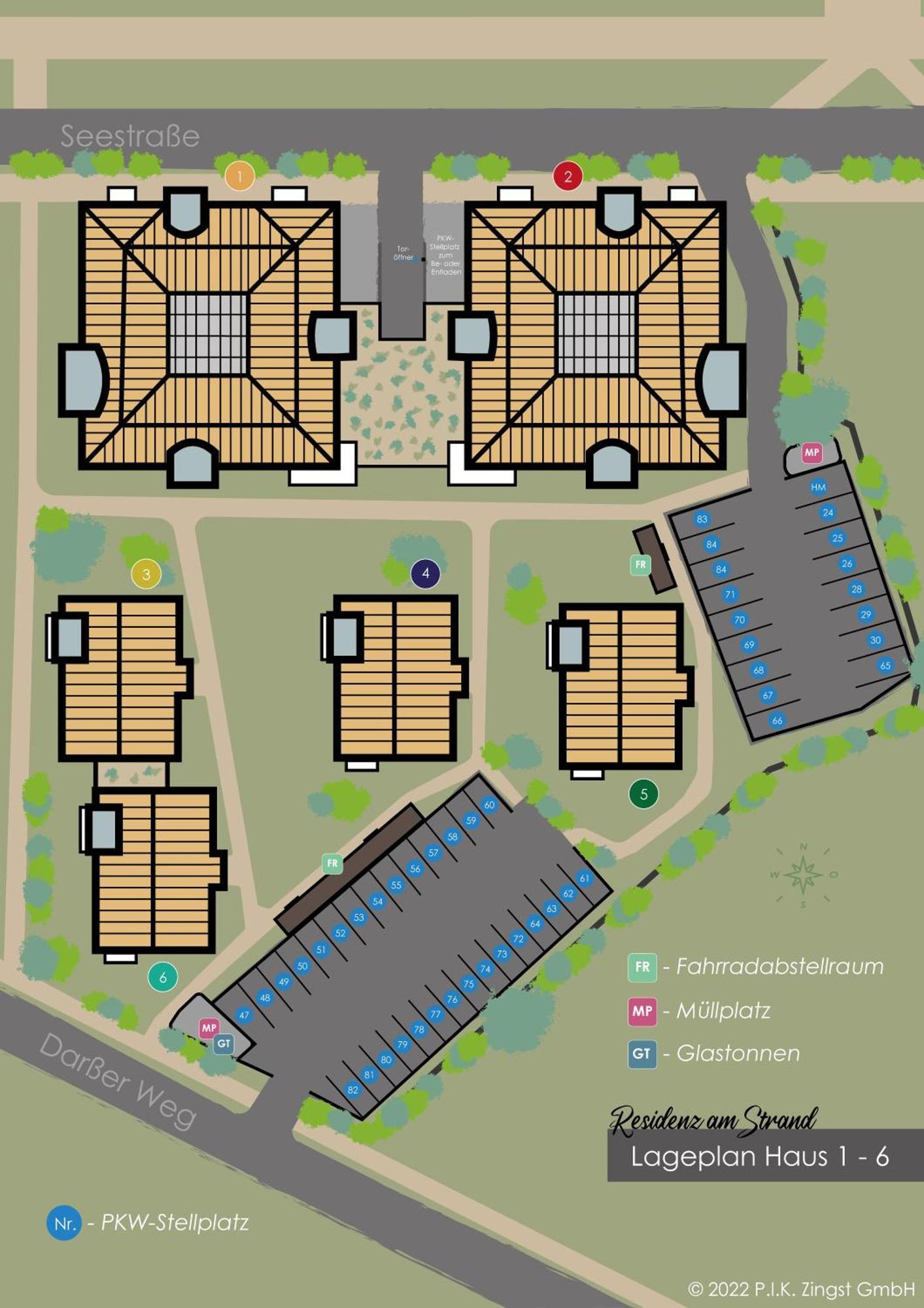 Residenz Am Strand Wohnung 2-46 Zingst Luaran gambar